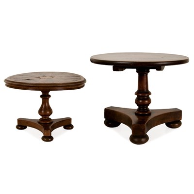 Lot 213 - Victorian Mahogany Miniature Tilt-Top Center...