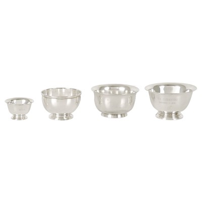 Lot 226 - Group of Four Tiffany & Co. Sterling Silver...