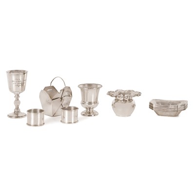 Lot 251 - Group of Sterling Silver Articles Comprising...