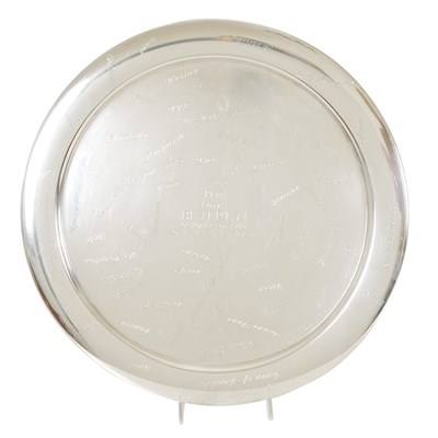 Lot 373 - Boardman Sterling Silver Presentation Tray...
