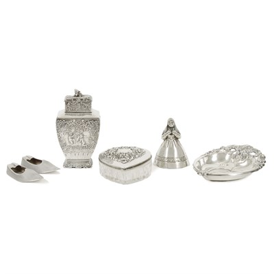 Lot 98 - Group of Continental and Other Silver Articles...