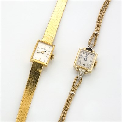 Lot 562 - Two Gold Wristwatches
