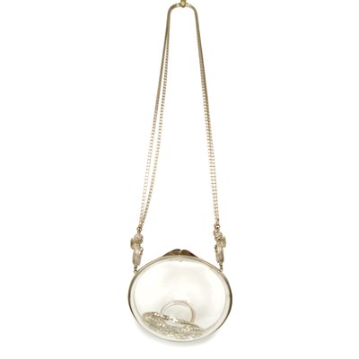 Lot 441 - Judith Leiber Evening Bag and Pillbox Necklace...