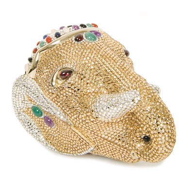Lot 454 - Judith Leiber Elephant Deity Minaudiere Circa...