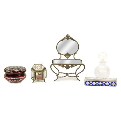 Lot 78 - Group of Glass Dresser Articles Comprising a...