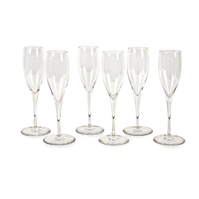 Lot 225 - Set of Twenty Baccarat Crystal Champagne...