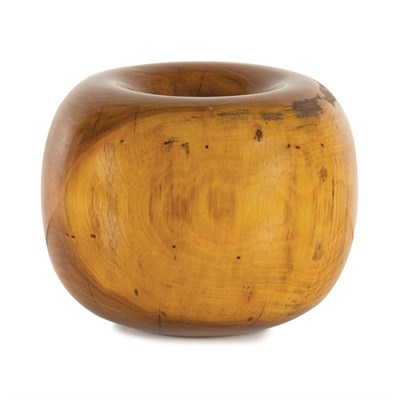 Lot 232 - Edward Moulthrop Black Walnut Donut Vessel...