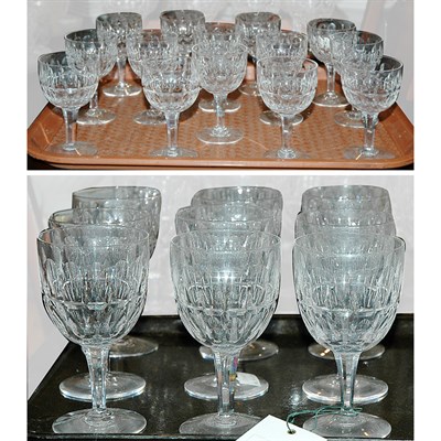 Lot 115 - Stuart Cut Glass Table Service Approximately...