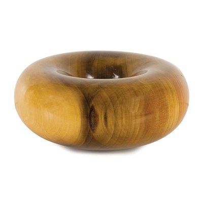 Lot 230 - Edward Moulthrop Figured Maple Donut Vessel...