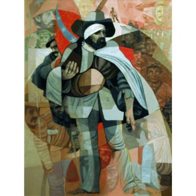 Lot 28 - Rolland Golden American, b. 1931 Attrition,...