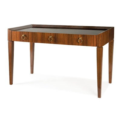 Lot 235 - Art Moderne Desk Rosewood and gilt-brass...