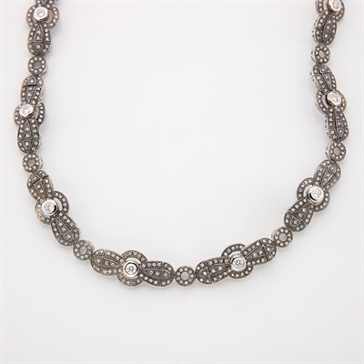 Lot 542 - Long Diamond Necklace