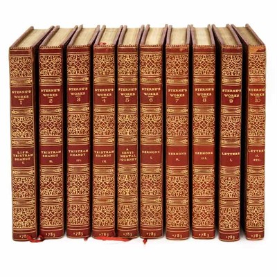 Lot 215 - [FINE BINDING] STERNE, LAURENCE. Works......