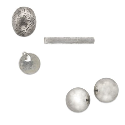 Lot 395 - Group of Silver Jewelry