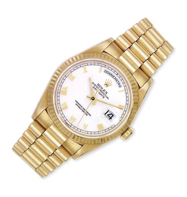 Lot 26 - Gentleman's Gold Wristwatch, Rolex