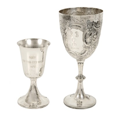 Lot 371A - Mappin & Webb Silver Plated Goblet 19th...