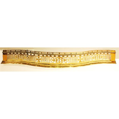Lot 230A - George III Pierced Brass Fire Fender Early...