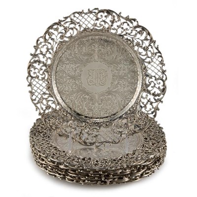 Lot 180 - Set of Twelve Howard Sterling Co. Sterling...