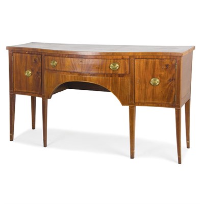 Lot 271 - Federal Inlaid Mahogany Sideboard Height 38...