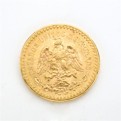Lot 551 - Gold 50 Pesos Mexican Coin