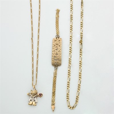 Lot 51 - Assorted Group of Gold and Metal Jewelry and Fragments