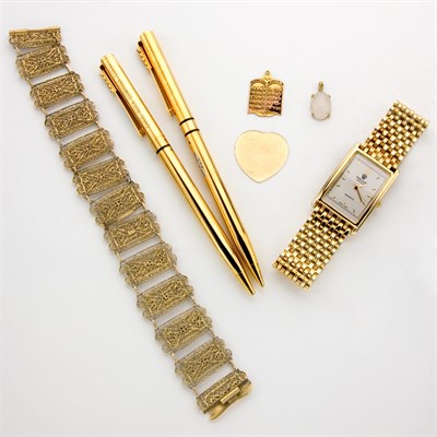 Lot 29 - Assorted Group of Gold, Metal and Silver Jewelry