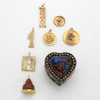 Lot 12 - Assorted Group of Gold and Metal Jewelry