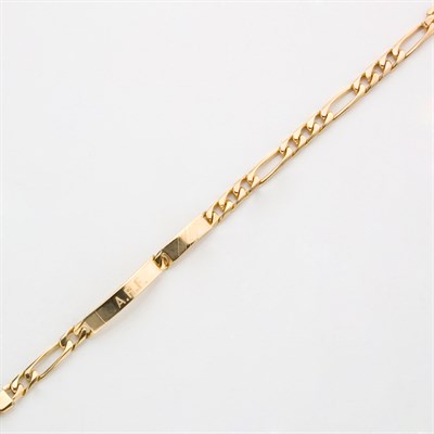 Lot 49 - Gold ID Bracelet