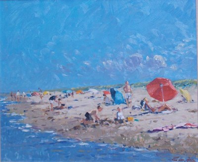 Lot 37 - Niek van der Plas Dutch, b. 1954 Sunny Day at...