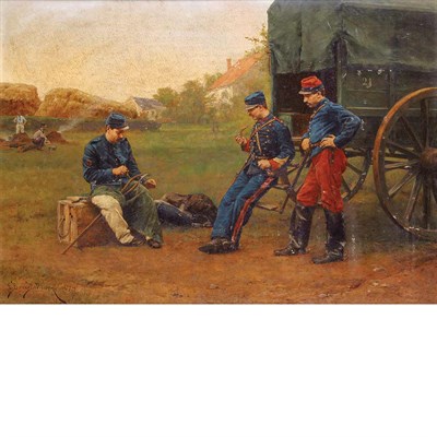 Lot 6 - Etienne Prosper Berne-Bellecour French,...