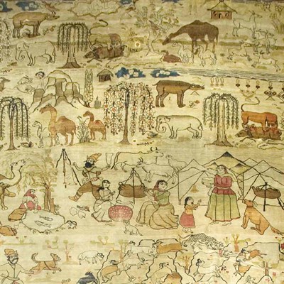 Lot 483 - Lavar Kirman Carpet Southeast Persia, last...