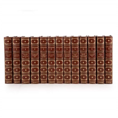 Lot 211 - [FINE BINDING] HAWTHORNE, NATHANIEL. Works....