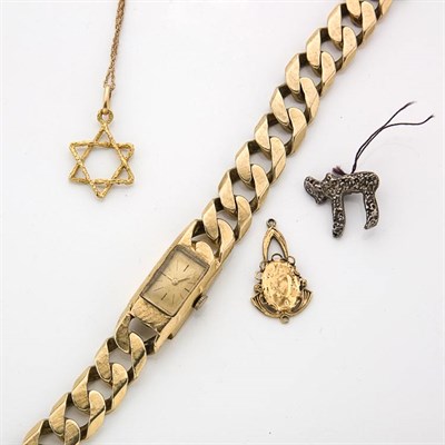 Lot 95 - Assorted Group of Gold and Metal Jewelry