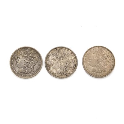 Lot 87 - Five U.S. Silver Dollars