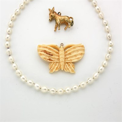 Lot 92 - Assorted Group of Gold, Metal and Stone Jewelry