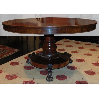 Lot 107 - American Empire Mahogany Breakfast Table...