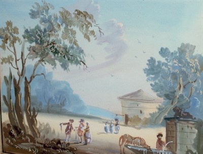 Lot 30 - (i) Neapolitan School 19th Century Figures by...