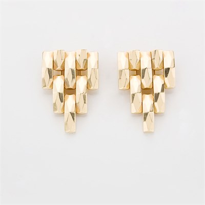 Lot 700 - Pair of Gold Clips