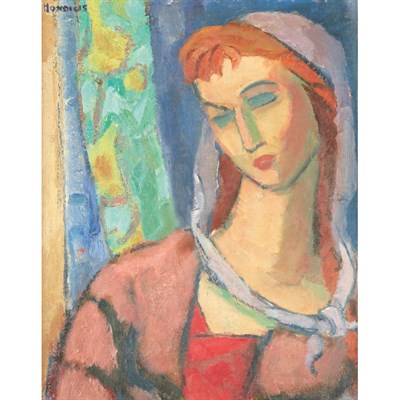 Lot 37 - Carl Hondius American, 20th Century Portrait...