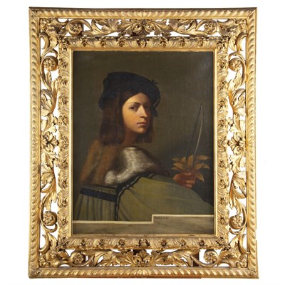 Lot 13 - After Sebastiano del Piombo Violinist...