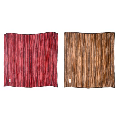 Lot 65 - Two Yves Saint Laurent Scarves 1980s Printed...