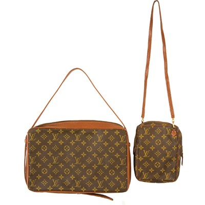 Lot 360 - Two Louis Vuitton Monogram Toile Shoulder Bags...