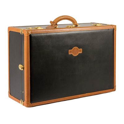 Lot 339 - Monte Carlo Yacht Club Leather Suitcase...