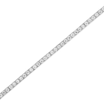 Lot 522 - Diamond Straightline Bracelet