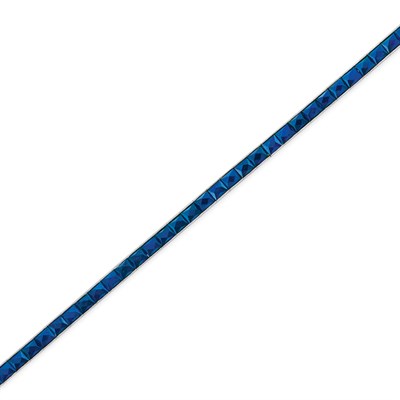 Lot 195 - Synthetic Sapphire Straightline Bracelet