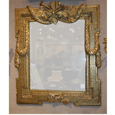 Lot 452 - Louis XVI Style Gilt-Wood Mirror Of...