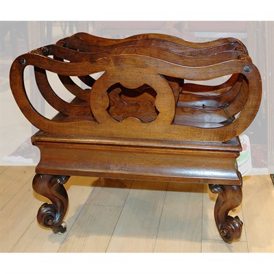 Lot 250 - Victorian Mahogany Canterbury Height 18 inches,...
