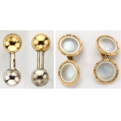 Lot 538 - Two Pairs of Cufflinks