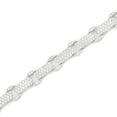 Lot 383 - Diamond Bracelet