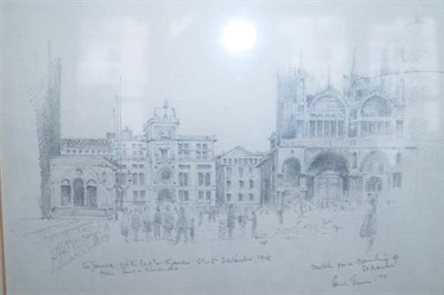 Lot 25 - (i) Paul Erwin American, 20th Century Sketch...